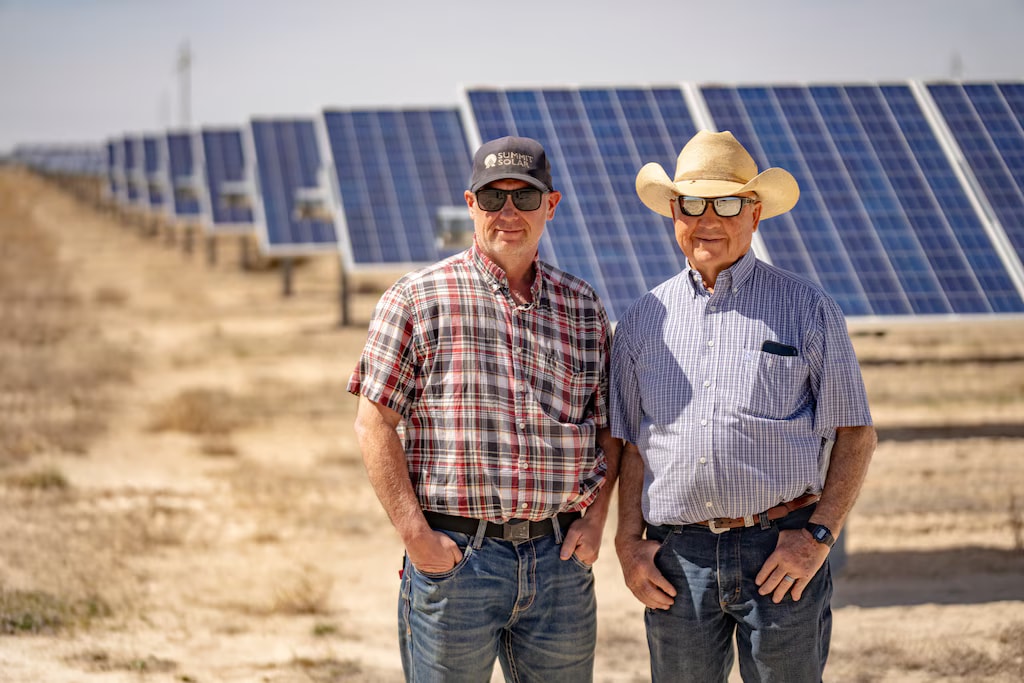 Greg and Landon Kesler at the Double Dollar Ranch in Holden, Utah — Salt Lake Tribune